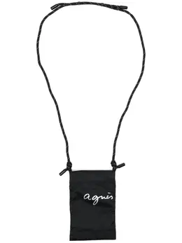 Agnès b. mini logo crossbody bag 25036088