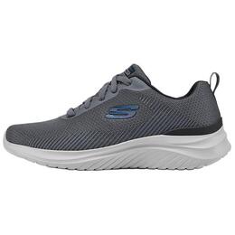 Мужские износостойкие дышащие кроссовки Rebound с низким верхом, серые Skechers, Gray 8790233-ccbk | gray