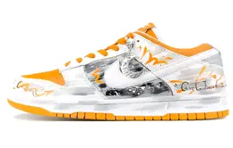 Nike Кроссовки для скейтбординга Dunk Low Top, мужские, оранжевые, белые, серые fq6965-700(team537-橙焰轨迹) | orange white gray