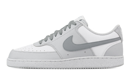 Nike Кроссовки Court Vision Dark Gull Gray, износостойкие, низкие, для скейтбординга, мужские, белые, серые hm9862-002(team773-深海鸥灰) | white gray