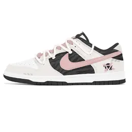 Nike Кроссовки для скейтбординга Dunk Dust Collection, износостойкие, белые, мужские dd1391-100(team496-芭比牢笼) | white