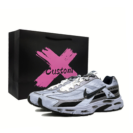 Кроссовки Initiator с амортизацией, износостойкие, низкие, повседневные, для тренировок, бега по городу, серые Nike, Silver 394055-101（team1065-暗芒礼袋款） | silver