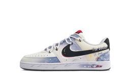 Nike Кроссовки Court Vision 1 Weightless, Son Of Weather, износостойкие, низкие, для скейтбординга, мужские, синего цвета dm1187-101(team1201-天气之子) | blue