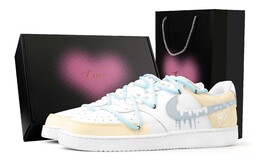 Кроссовки Court Vision 1 Summer Cooling, износостойкие, низкие, для скейтбординга, мужские, цвета экрю Nike, Ecru dh2987-101(team1171-夏日清凉-礼盒） | ecru