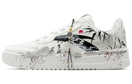 Anta Комфортные нескользящие износостойкие низкие кроссовки для скейтбординга мужские, черные, белые, серые 912418001q-2（team260-山水落墨qd） | black white gray