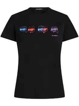 Karl Lagerfeld: Чёрная футболка 
