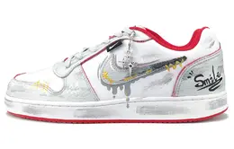 Nike Износостойкие низкие кроссовки для скейтбординга EBERNON, мужские, серо-белые aq1774-101（team1324-流影银） | gray white