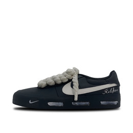 Nike Кроссовки Court Shot Cool Gray Breeze для скейтбординга, износостойкие, низкие, черные, мужские fq8146-001（team931-酷灰逸风） | black