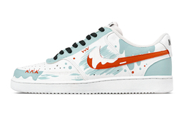 Nike Кроссовки Court Vision 1 Relaxing Moment, износостойкие, низкие, для скейтбординга, мужские, голубые dh2987-101(team1171-轻松时刻） | cyan