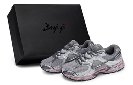 Nike Кроссовки мужские V5 RNR Low Top, серые, серебристые, розовые, фиолетовые hj5228-003(team80-男款花青素s-box) | gray silver pink purple