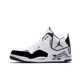 Jordan Баскетбольные кроссовки Courtside 23, износостойкие, среднего размера, винтажные, мужские, черно-белые ar1000-100(team641-黑白线条) | black white