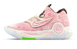 Nike Баскетбольные кроссовки KD Trey 5 X с низким верхом, устойчивые к истиранию, мужские, белые, розовые dj7554-014(team652-kd粉色涂鸦) | white pink