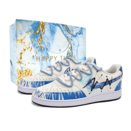 Nike Износостойкие и легкие низкие кроссовки для скейтбординга Court Vision 1, мужские, сине-белые dm1187-101(team1326-冰刃破风sbox) | blue white