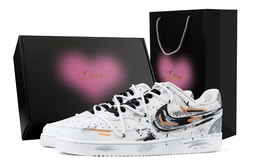 Nike Кроссовки Court Vision 1 Ink Essence с низким верхом, устойчивые к истиранию, мужские, черные dh2987-101(team1171-墨素-礼盒） | black