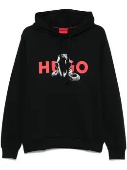 HUGO: Толстовка с животным принтом 