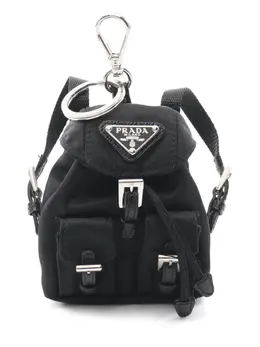 Prada 2020s enamel triangle-logo backpack 28329009