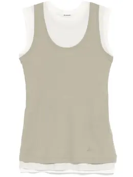 Jil Sander: Белая майка 