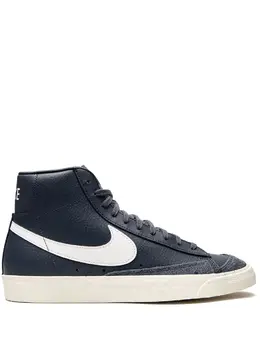 Nike: Голубые кроссовки  Blazer Mid 77 Vintage