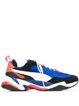 PUMA: Голубые кроссовки  Thunder