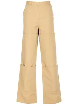 Kenzo: Бежевые брюки 