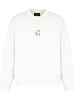 Armani Exchange: Белый свитшот 