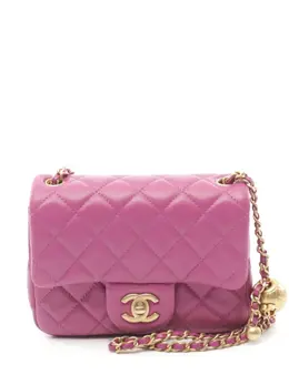 CHANEL Pre-Owned: Розовая сумка 