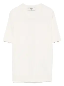FENDI: Жаккардовая футболка  FF