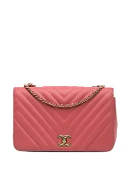 CHANEL Pre-Owned: Розовая сумка 