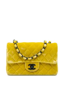 CHANEL Pre-Owned: Жёлтая сумка через плечо 