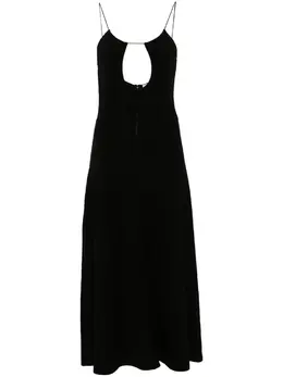 Saint Laurent: Платье миди 