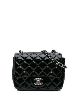 CHANEL Pre-Owned: Чёрная сумка через плечо 