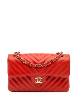 CHANEL Pre-Owned: Оранжевая сумка 