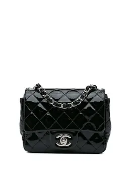 CHANEL Pre-Owned: Чёрная сумка через плечо 