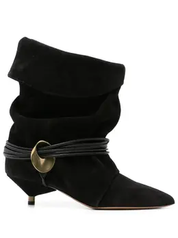 ISABEL MARANT: Чёрные ботинки 