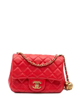 CHANEL Pre-Owned: Красная сумка через плечо 