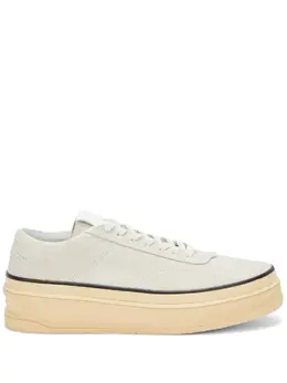 Jil Sander: Белые кроссовки 