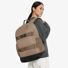 PUMA: Бежевый рюкзак 