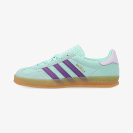 adidas: Зелёные кеды  Gazelle Indoor
