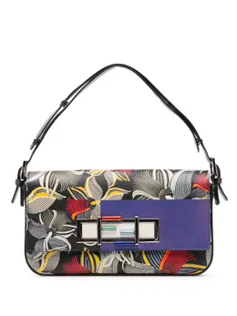 Fendi 2010-2024 Leather Orchid Print 3Baguette shoulder bag 29940452