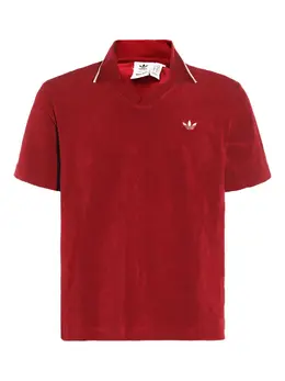 adidas: Хлопковое поло  Wales Bonner