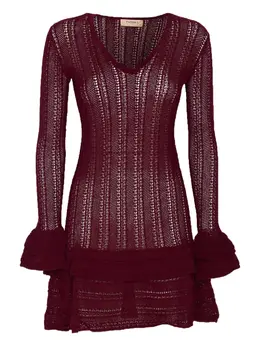 TWINSET: Платье с v-образным вырезом 