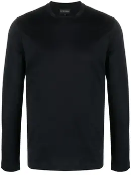 Emporio Armani: Голубой свитер 