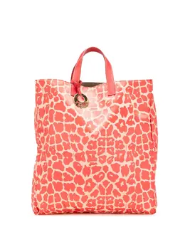Fendi 2010-2025 Leopard Print Canvas Shopper tote bag 30216291