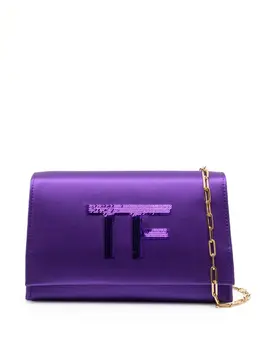 TOM FORD: Фиолетовая сумка через плечо 