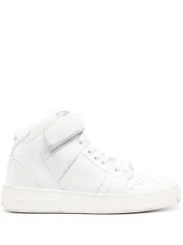 Saint Laurent Lax distressed leather sneakers 22195588