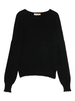 TWINSET: Чёрный свитер 