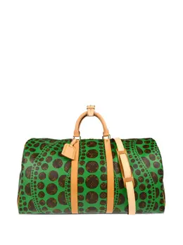 Louis Vuitton x Yayoi Kusama 2012 Pumpkin Dot Keepall 55 duffle bag 30294185