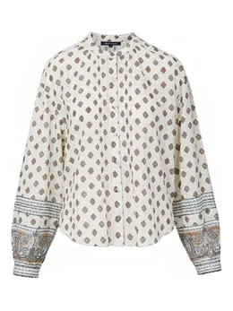 Veronica Beard: Блуза с принтом 