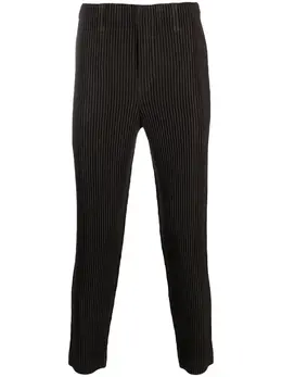 Homme Plissé Issey Miyake: Коричневые брюки 