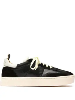 Officine Creative Kombined suede platform sneakers 29874042